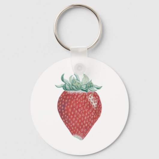 Aardbei-Sleutelhanger Sleutelhanger (Voorkant)