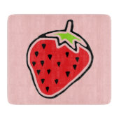 Aardbei Snijplank (Voorkant)