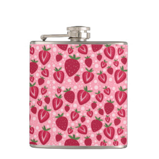 Aardbei Soda Flask Heupfles