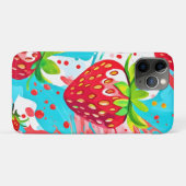 Aardbei Spat Patroon Case-Mate iPhone Case (Achterkant (horizontaal))
