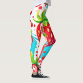 Aardbei Spatpatroon Leggings (Rechts)