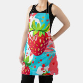 Aardbei Spatpatroon Schort (Insitu)