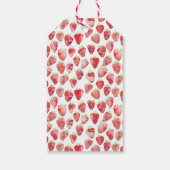 Aardbei, speciaal aangepast cadeaulabel (Achterkant)