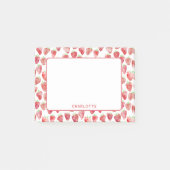 Aardbei, speciaal aangepast post-it® notes (Voorkant)