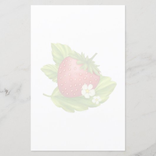 Aardbei, speciaal gepersonaliseerde sierbenodigdhe (Achterkant)