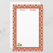 Aardbei, speciaal gepersonaliseerde sierbenodigdhe (Voorkant / Achterkant)