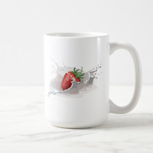 Aardbei Splash Koffiemok