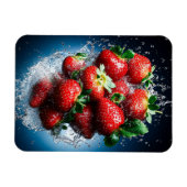 Aardbei Splash Magneet (Horizontaal)