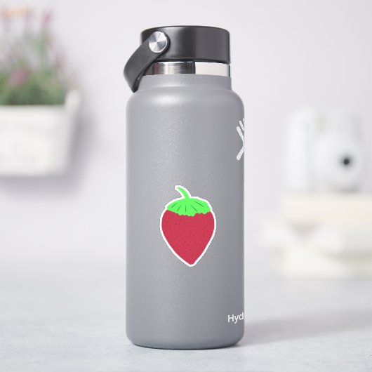 Aardbei Sticker (HydroFlask)