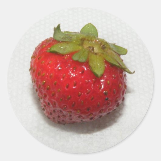Aardbei sticker (Voorkant)