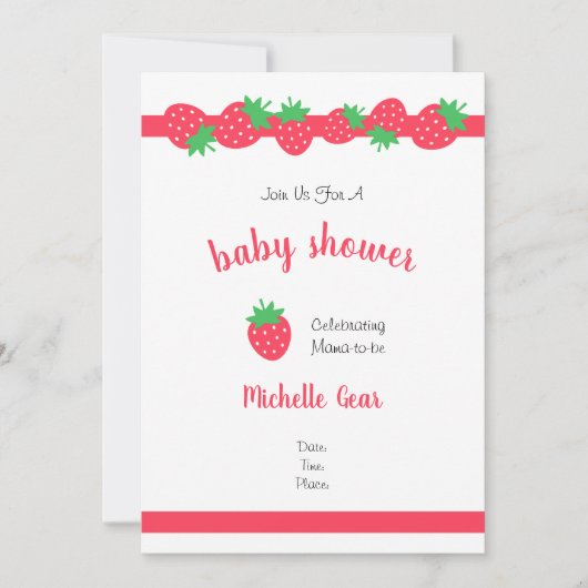 Aardbei Sweet (Voorkant)