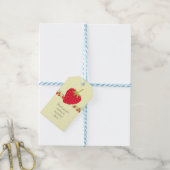 Aardbei Sweet baby First Birthday Party Cadeaulabel (Met Touw)