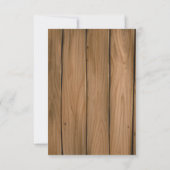 Aardbei Sweet Basket Baby shower Bedankkaart (Achterkant)