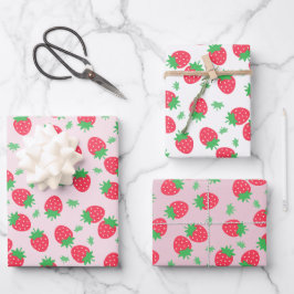 Aardbei Sweet Inpakpapier Vel