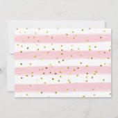 Aardbei Sweet One Eerste Verjaardag met foto Kaart (Achterkant)