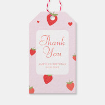 Aardbei Sweet Pink Girly Dank je wel