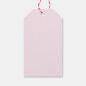Aardbei Sweet Pink Girly Dank je wel Cadeaulabel (Achterkant)