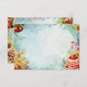 Aardbei Sweet Treat Blank Recept Kaart (Voorkant / Achterkant)