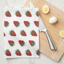Aardbei Sweet Valentijn Fruit Pattern Theedoek