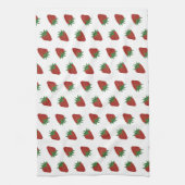 Aardbei Sweet Valentijn Fruit Pattern Theedoek (Verticaal)