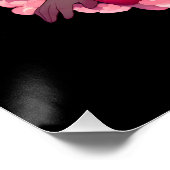 Aardbei Sweetheart: Donkere huid Femboy glanzend Perfect Poster (Hoek)