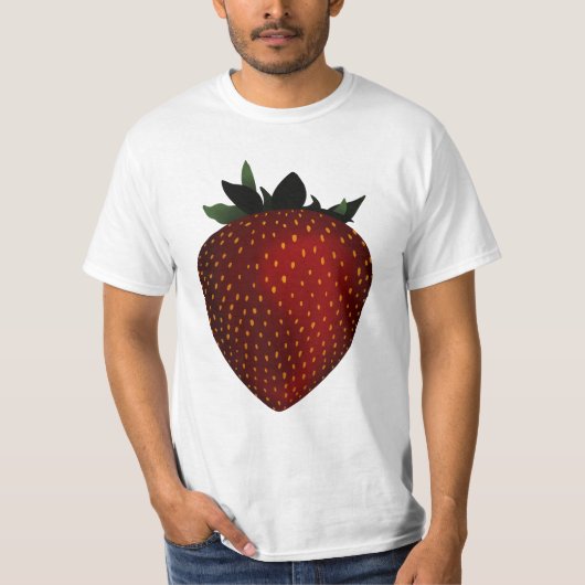 aardbei t-shirt (Voorkant)