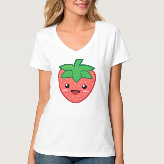 Aardbei T-shirt (Voorkant)