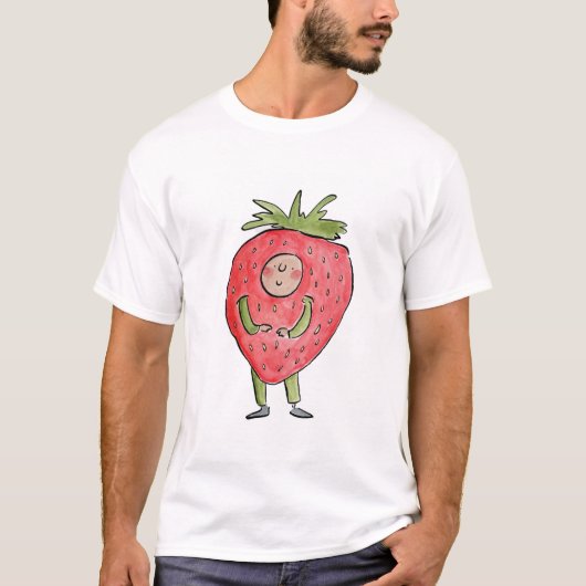 Aardbei T-shirt (Voorkant)