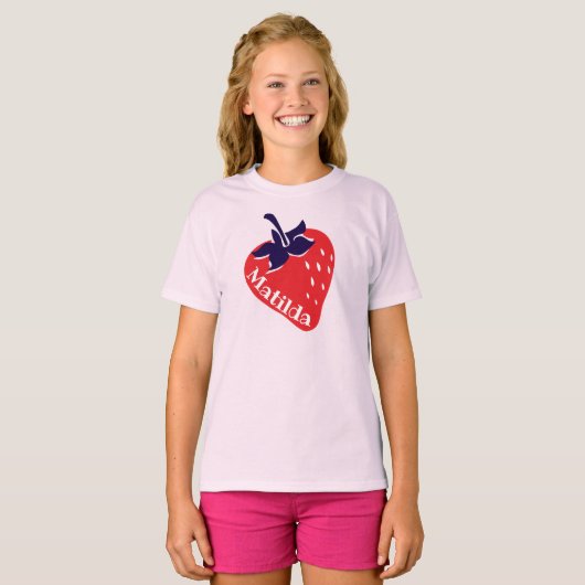 Aardbei (T-shirt) T-shirt (Voorkant volledig)