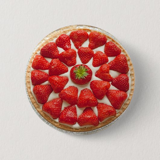 Aardbei Tart Button (Voorkant)