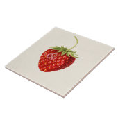  aardbei tegeltje (Zijkant)