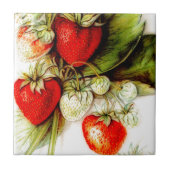  aardbei tegeltje (Voorkant)
