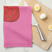 Aardbei Theedoek (Quarter Fold)