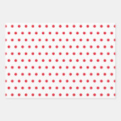 Aardbei thema 3 stuk inpakpapier vel (Voorkant 3)