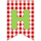 Aardbei thema Gelukkige Verjaardag Vlaggetjes (Tweede vlag)