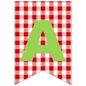 Aardbei thema Gelukkige Verjaardag Vlaggetjes (Derde vlag)