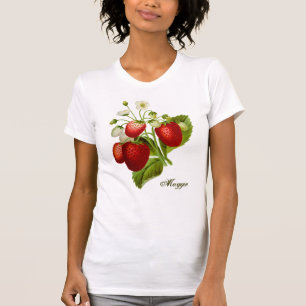 Aardbei Thema Vrouwen Gepersonaliseerde Tshirt