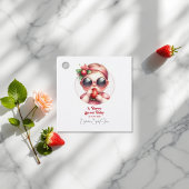 Aardbei Theme Berry Sweet Baby shower Bedankjes Labels