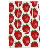 Aardbei Theme Gift Bag Medium Cadeauzakje (Achterkant)