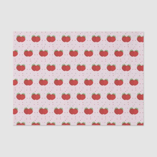 Aardbei Tissuepapier (Voorkant)