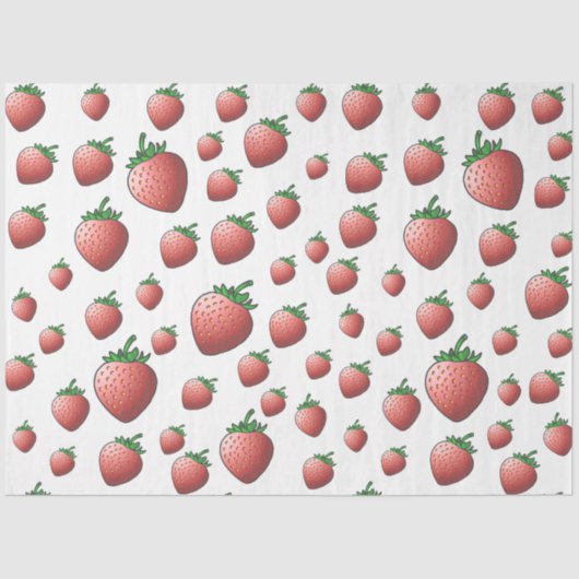 Aardbei Tissuepapier (Voorkant)