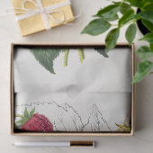  aardbei tissuepapier (Geschenk)