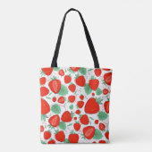 Aardbei Tote Bag (Achterkant)