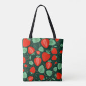 Aardbei Tote Bag (Achterkant)