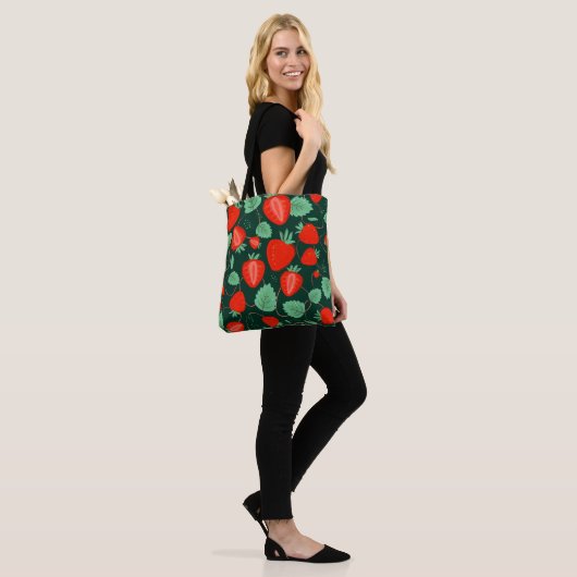 Aardbei Tote Bag (Op model)