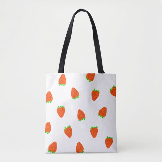Aardbei Tote Bag (Voorkant)