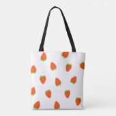 Aardbei Tote Bag (Achterkant)
