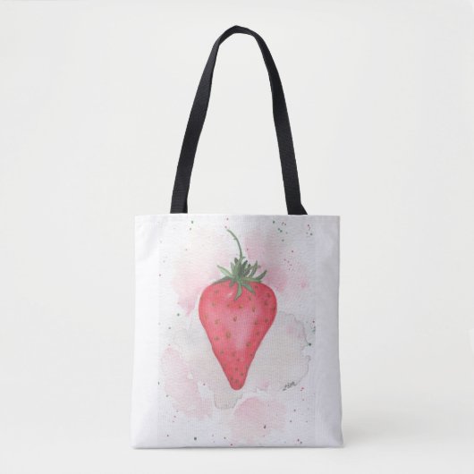 Aardbei Tote Bag (Voorkant)