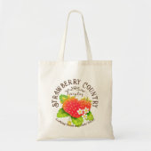 Aardbei Tote Bag (Voorkant)