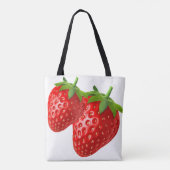Aardbei Tote Bag (Achterkant)